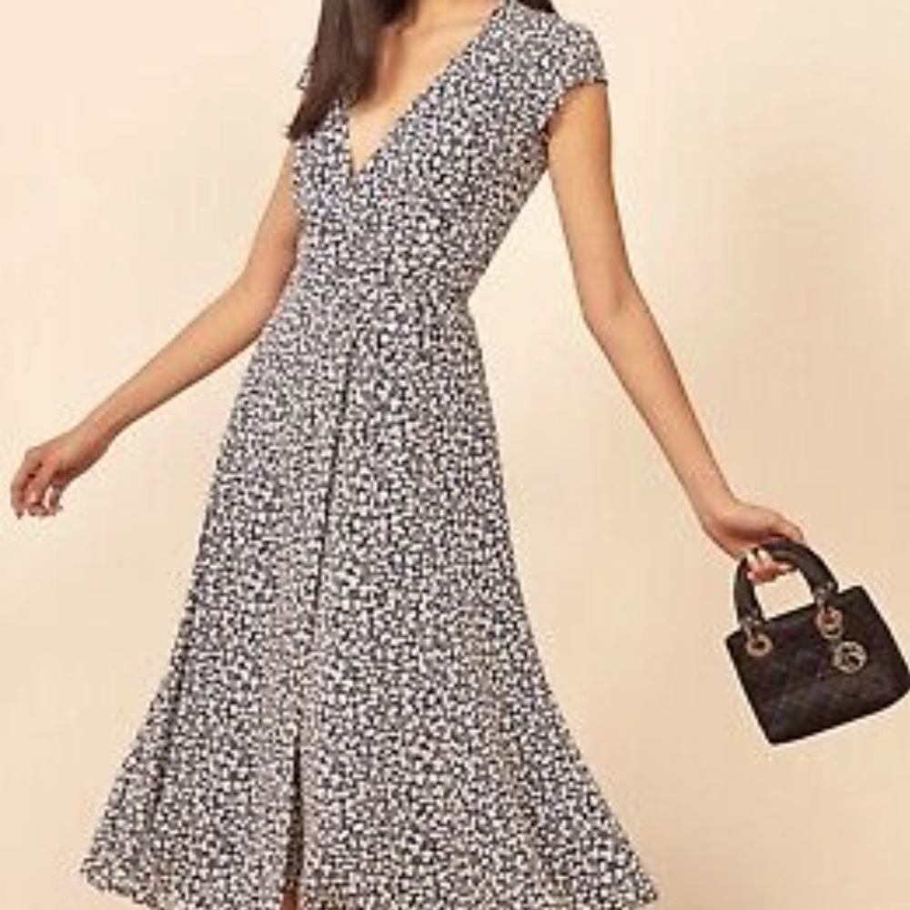 Reformation Carina Wrap Dress